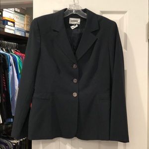 Navy Blue tailored Kasper Suit